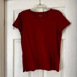 Madewell Red Short Sleeve T-Shirt